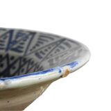 Bol Fajalauza espagnol bleu antique à grenade