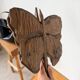 Set of 2 butterfly wall decorations sculptures 1900
