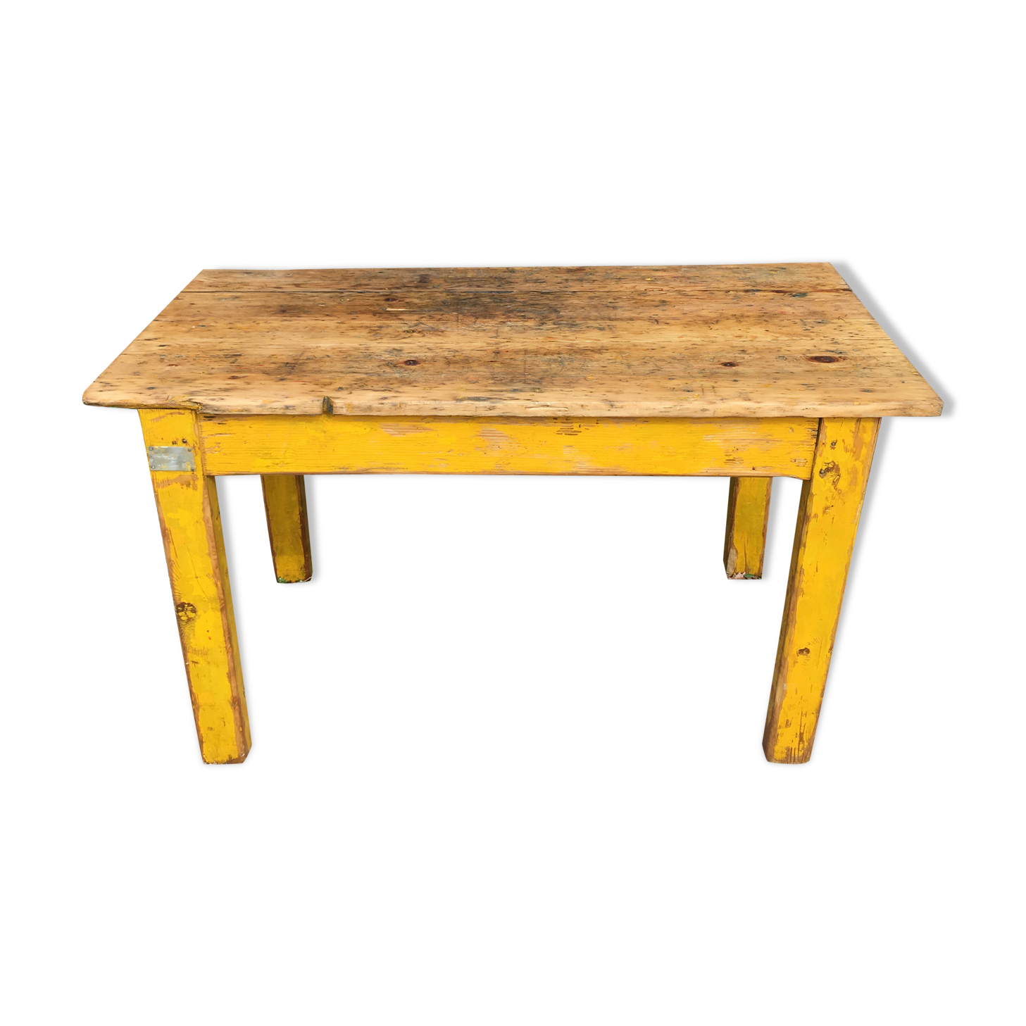Old wooden table