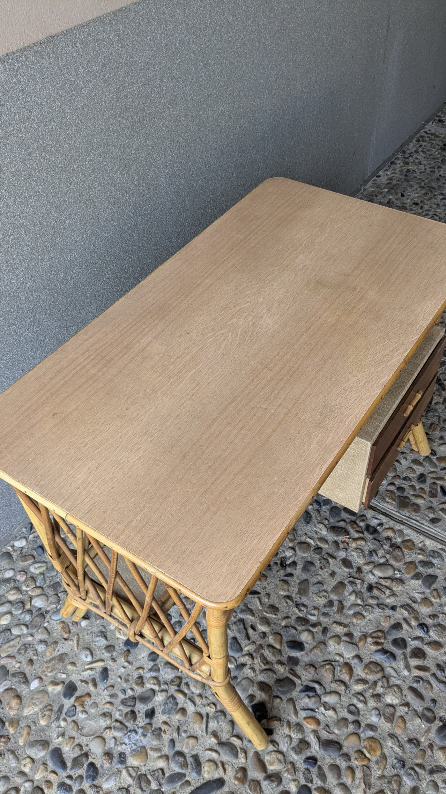 Rattan desk