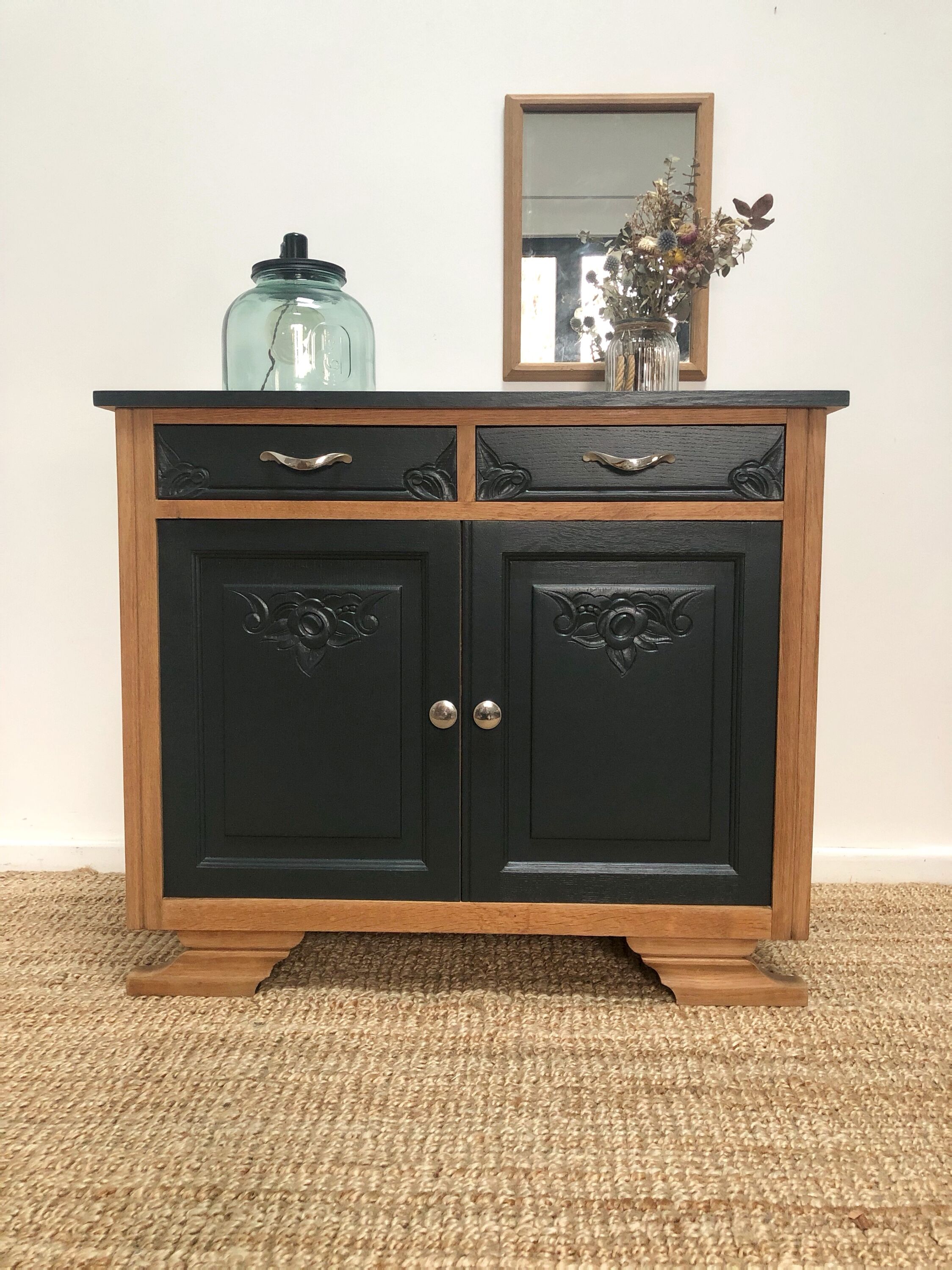 Art Deco oak buffet