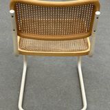Set of 4 Cesca b32 model chairs in by Marcel Breuer Design