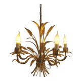 Lampe à gerbe de blé de style Hollywood Regency