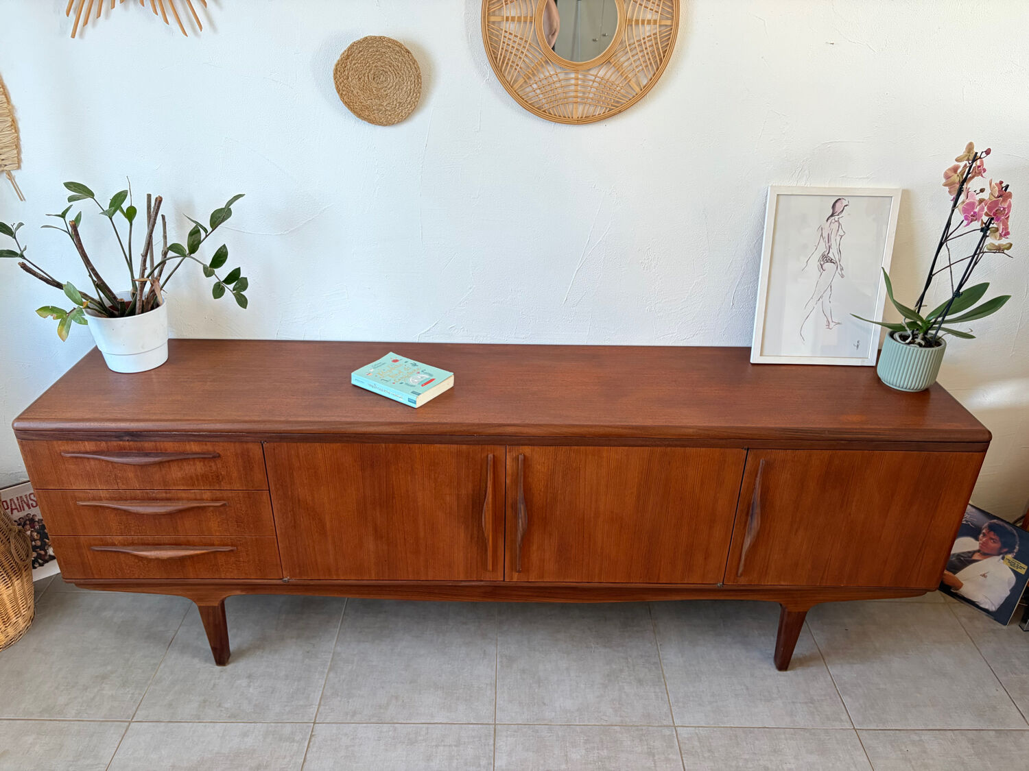 Vintage teak sideboard