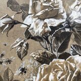Tableau peinture ancienne roses stauffacher