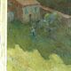 Old painting oil landscape pyrenees jean torthe 1890-1981 agen