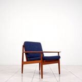 2 fauteuils lounge en teck par Arne Vodder pour Glostrup Mobelfabrik
