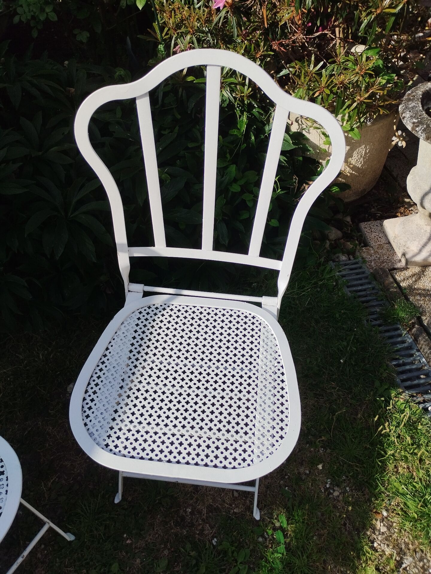 Salon de jardin ancien en fer
