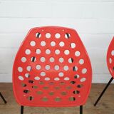 Set of 4 Pierre Guariche “Coquillage” chairs for Meurop