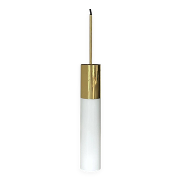 Suspension vintage laiton et opaline, Limburg, Allemagne 1960