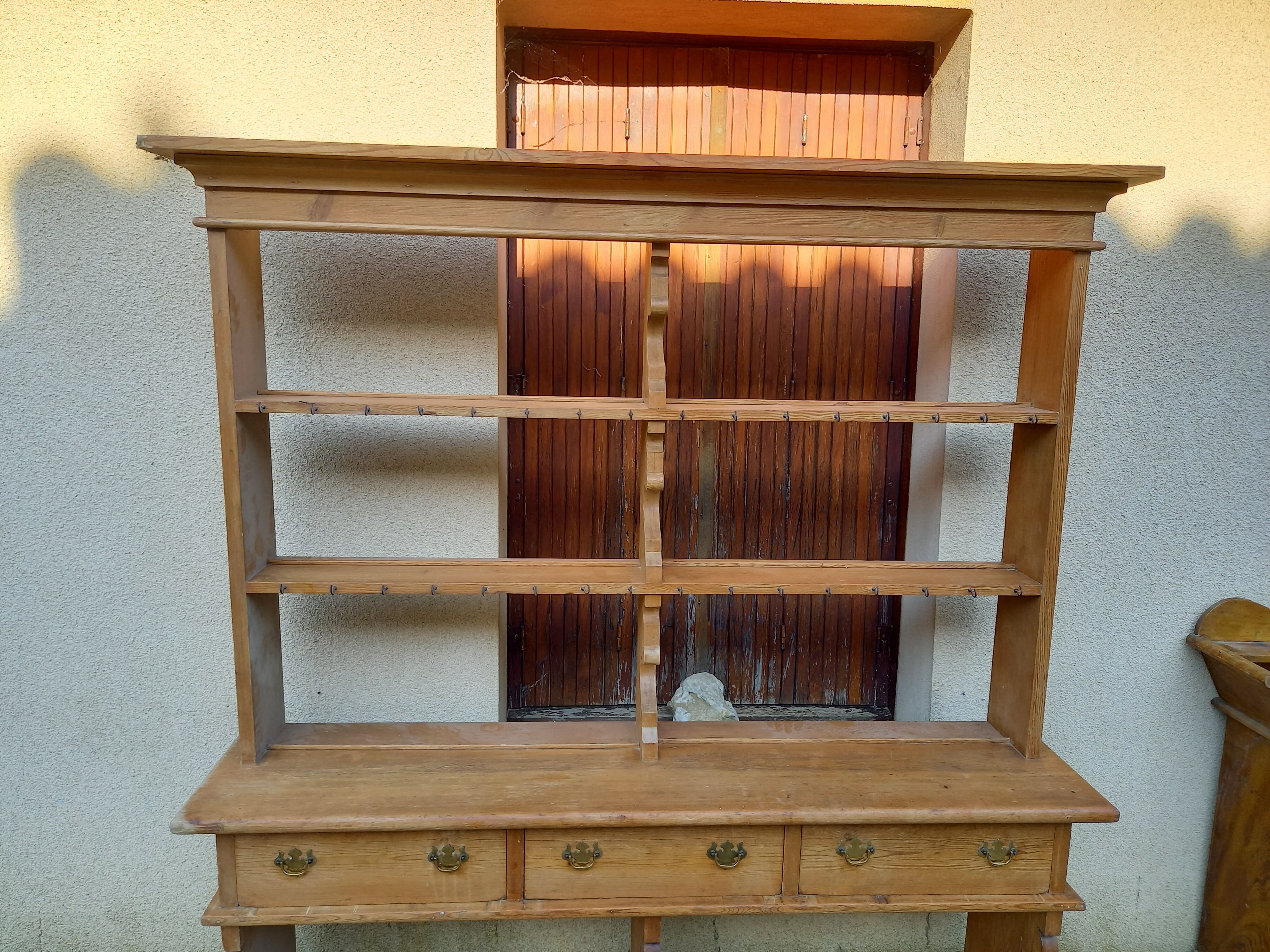 Wooden cupboard console
