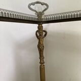 Brass serving trolley