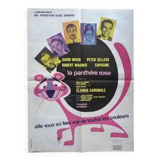 Original cinema poster "The Pink Panther" Blake Edwards 60x80cm 1963