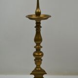 Pair of candle holders candle holder in Bronze XIXth in the taste of the seventeenth