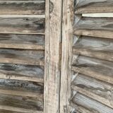 Vintage louvered slat screen