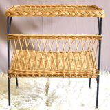 Table d’appoint en rotin