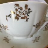 Duo vintage porcelain breakfast from Limoges