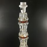 Scandinavian mid-century crystal glass floor lamp by carl fagerlund for orrefors, sweden, 1960s