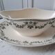 Lot of 2 ravines and gravy boat Badonvilliers model Champagne