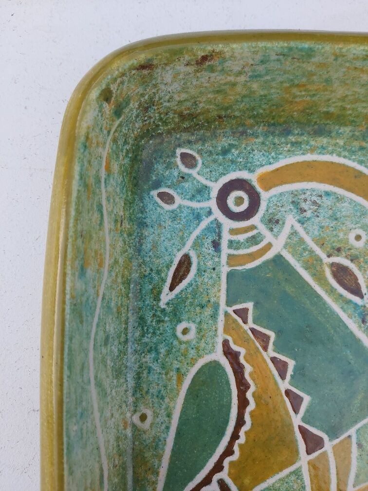 Bernard Lecuyer ceramic dish
