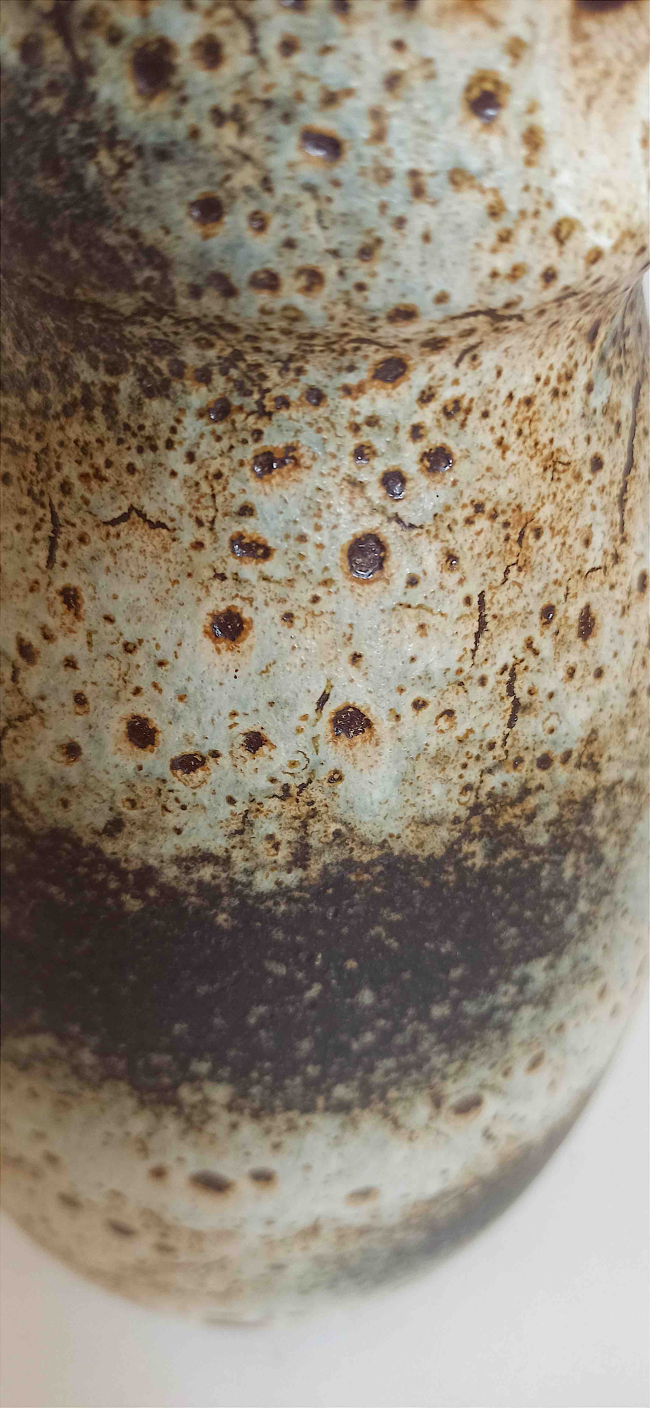 Ceramic vase Fat Lava West Germany 60's Height 30 cm