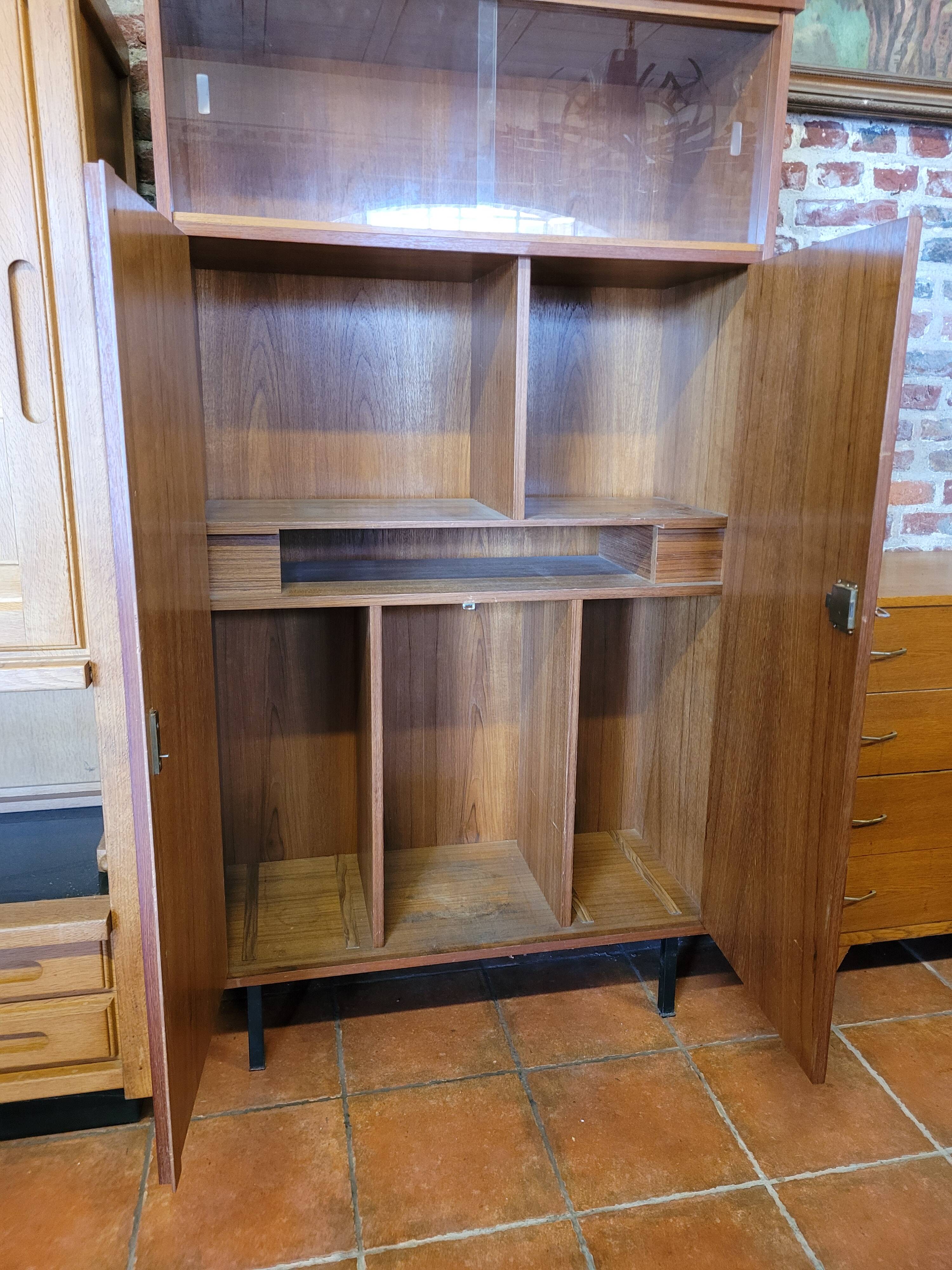 Vintage teak wardrobe from the 60s