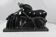Pair of antelopes, lemanceau, black ceramic