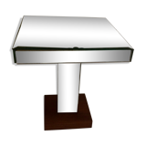 Extra table art deco mirror