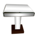 Table d'appoint art déco miroir