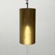 Brass tube pendant lamp in mid-century style, 1960s.