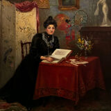 Interior scene, GP Masure, 1908