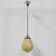 Suspension art déco avec abat-jour hexagonal en marbre