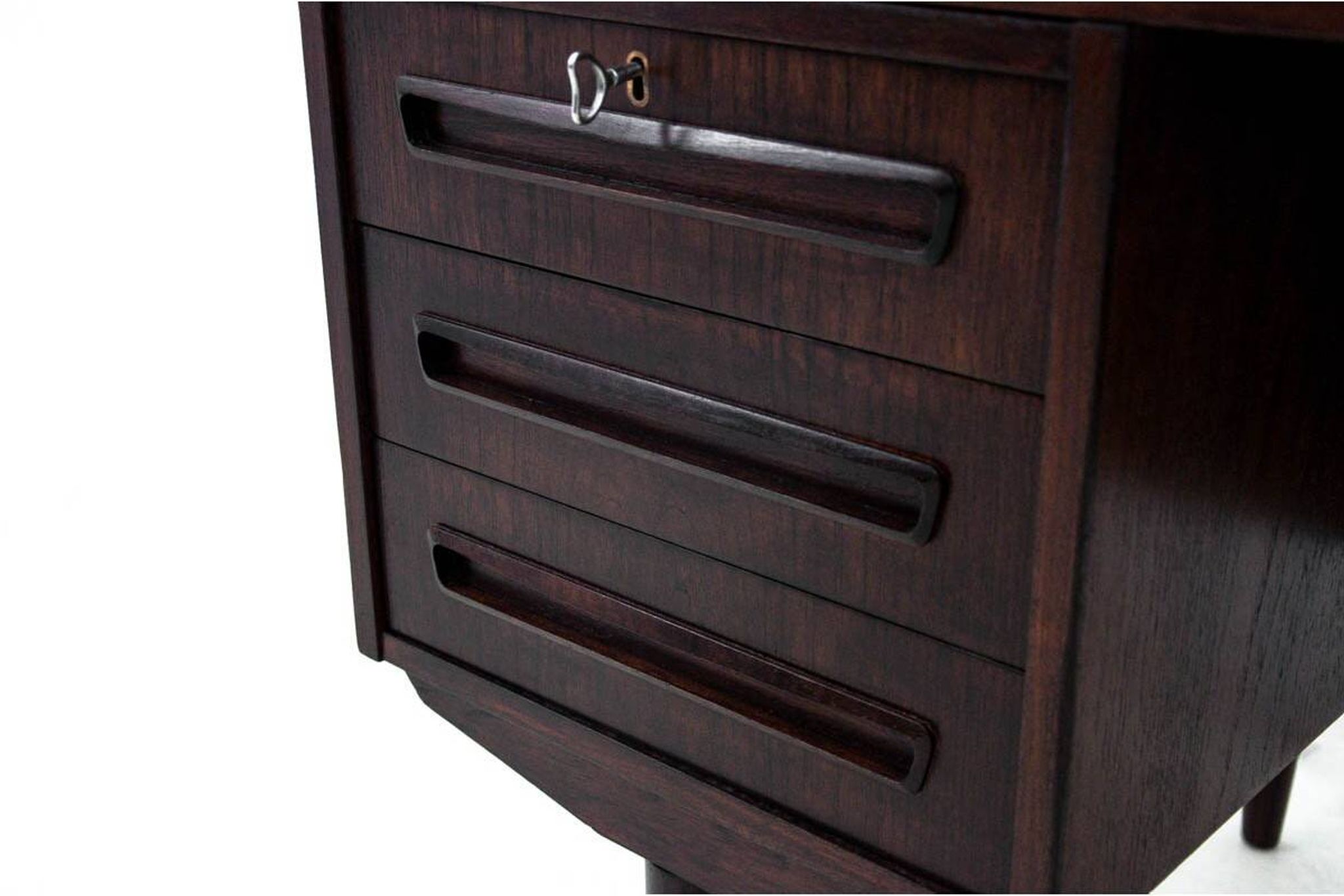 Bureau en teck, design danois, années 1960.