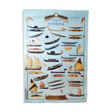 Boats poster. Venice Embarks by Libero Patrignani