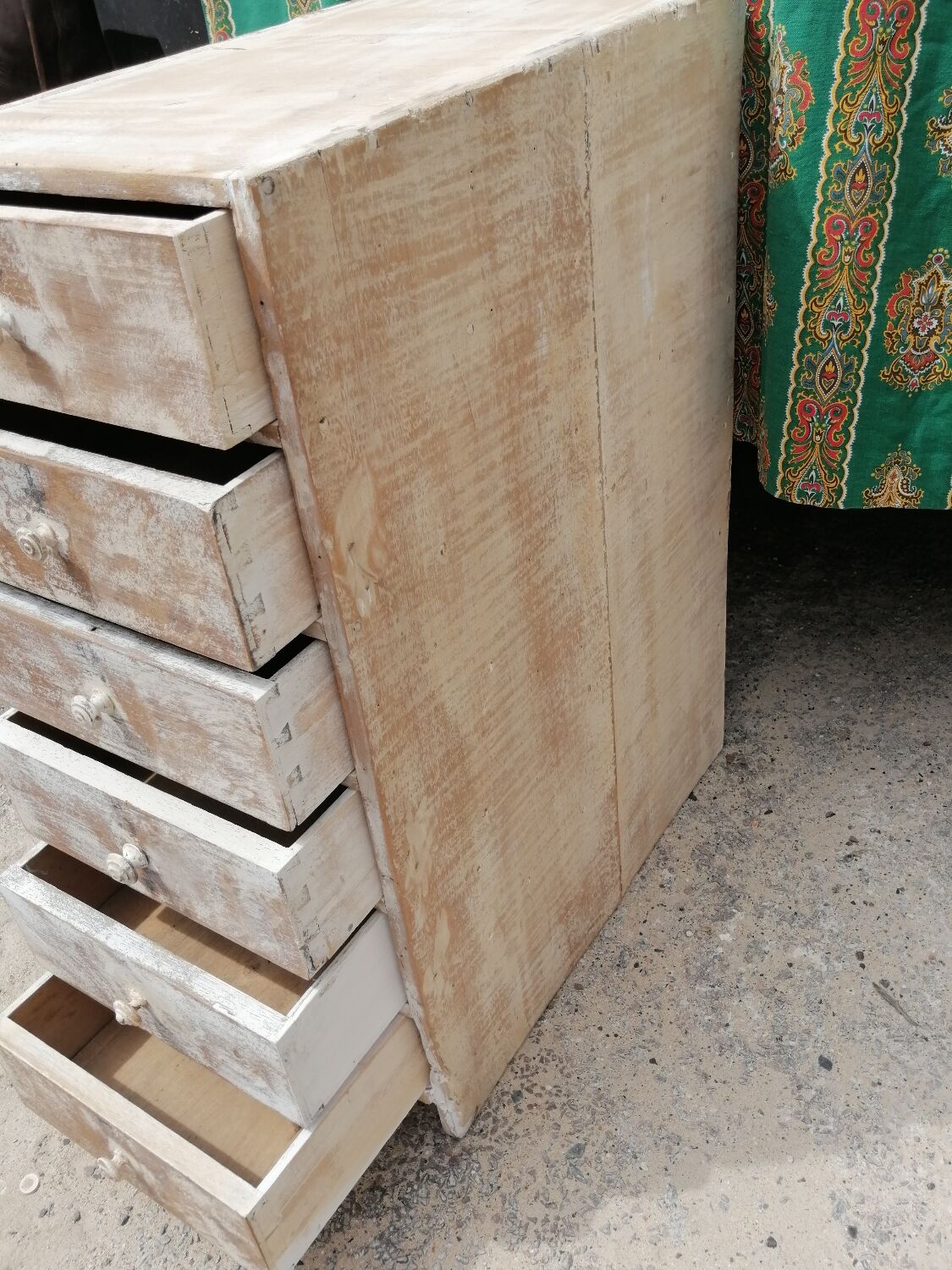 Wooden furniture with drawers