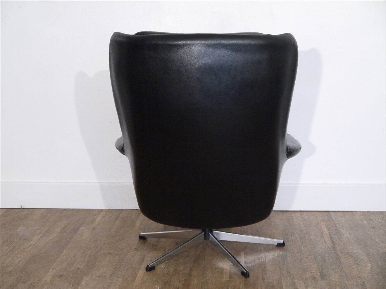 Scandinavian leather armchair 1970