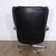 Fauteuil scandinave en cuir 1970