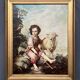 Painting "The Good Shepherd". Oil on canvas.