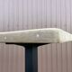 pedestal table iron metal garden bistro 70s vintage