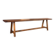 Solid wood bench - wild apple wood