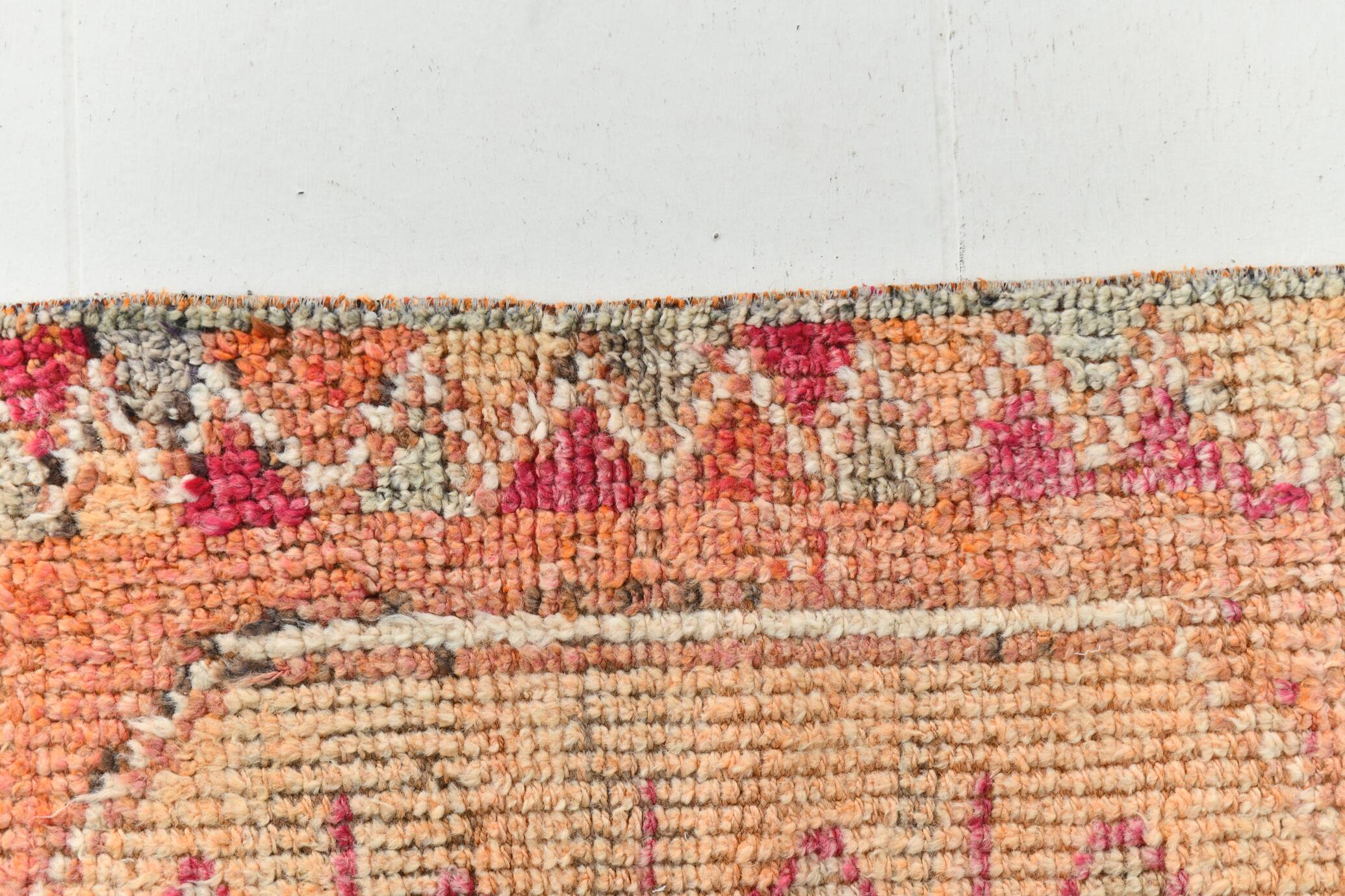 Tapis de couloir vintage aux couleurs douces, 91 x 295 cm