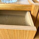 Minimalist vintage bedside tables