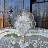 Venetian mirror made of Murano glass, circa 1950.