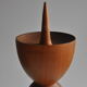 Teak vintage candlestick