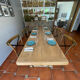 Large farmhouse table from Tonge in restored solid oak – 220 cm