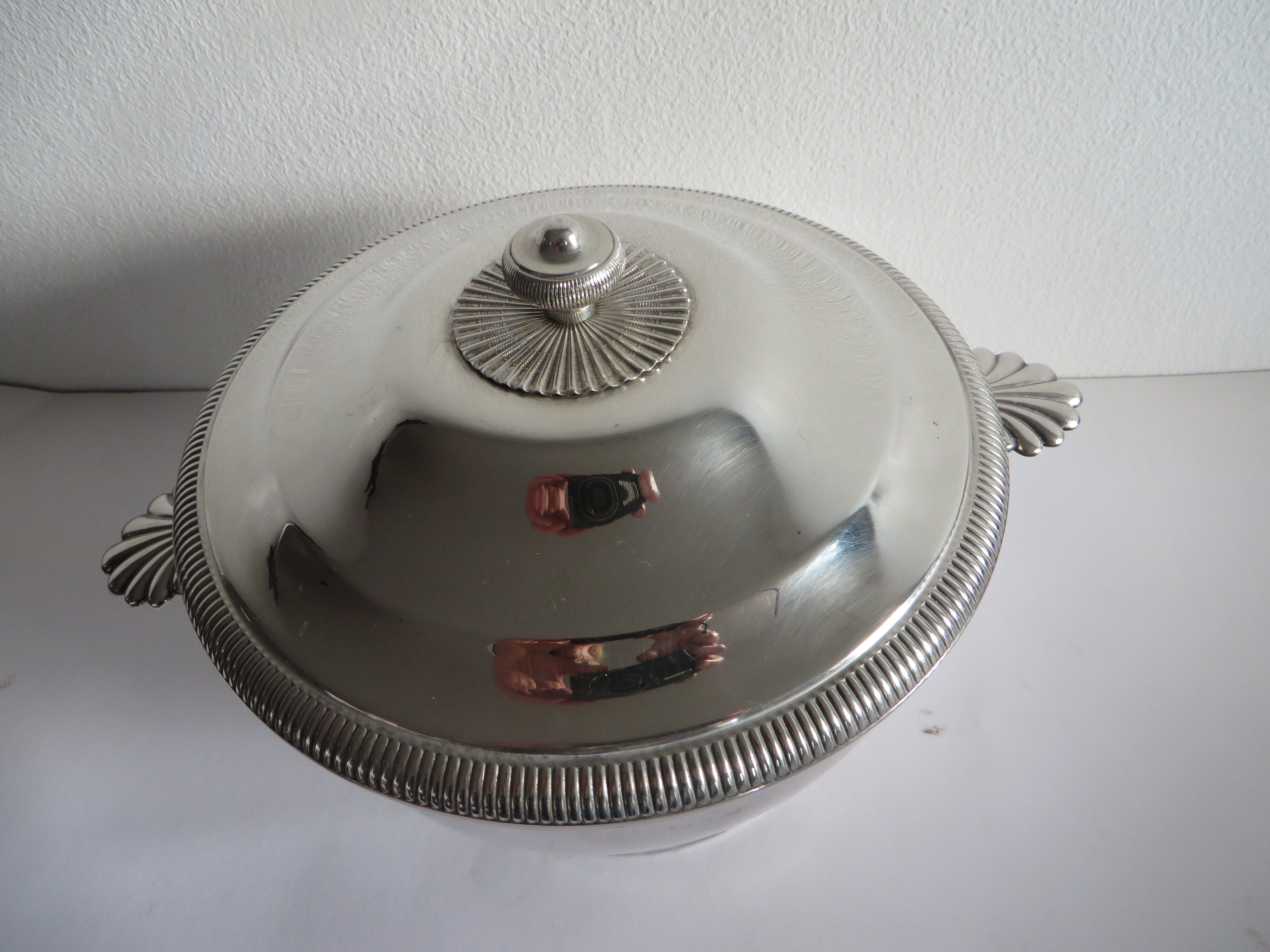 vegetable/small silver metal soup kitchen