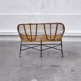 Rattan sofa