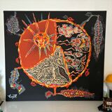 print on canvas the rain and the good weather by Jean Lurçat