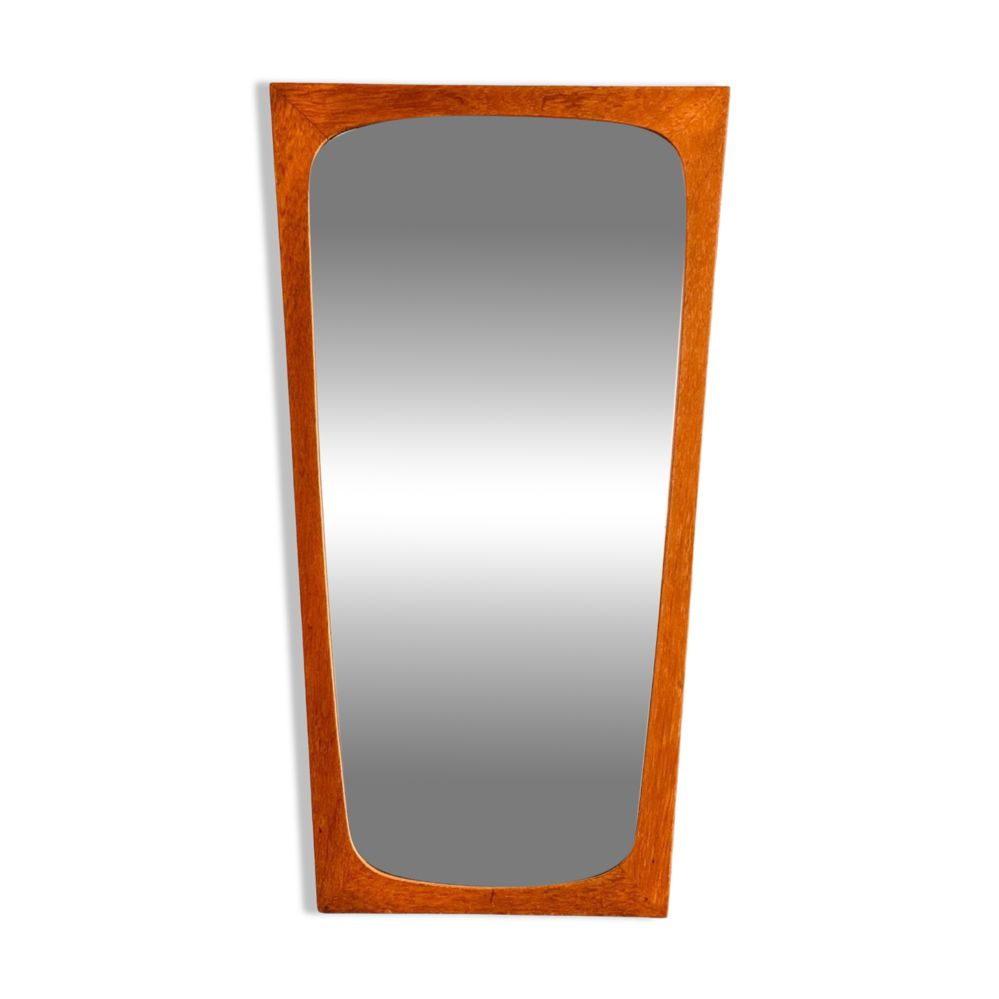 Vintage Danish mirror, teak frame