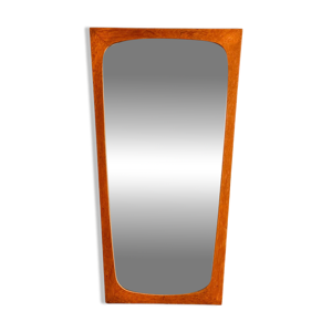 Miroir danois vintage, - cadre teck